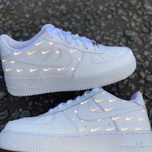 Custom Reflective Nike Air Force 1 - Picture 1 of 1